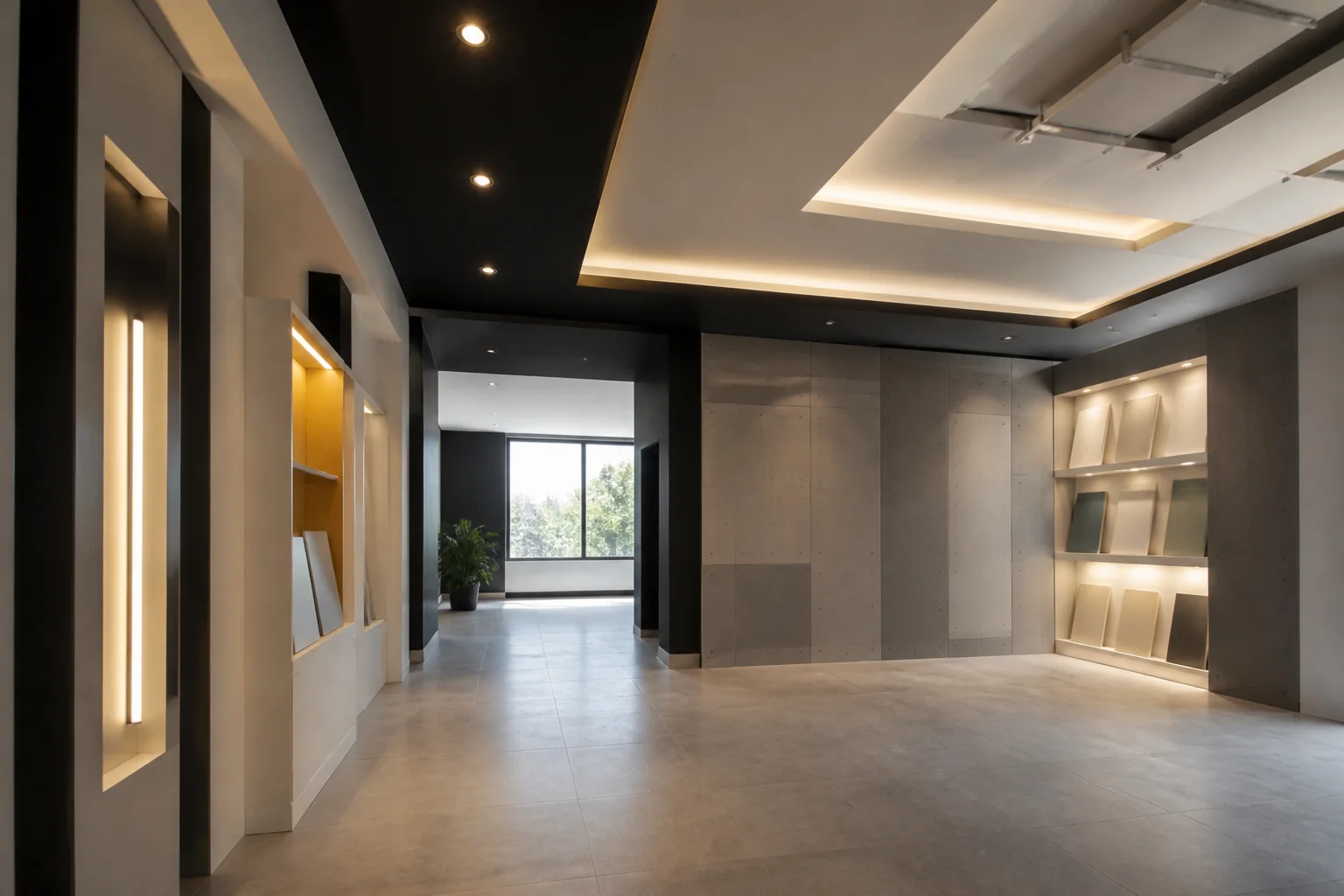 Modern DariPro plasterboard and false-ceiling showroom
