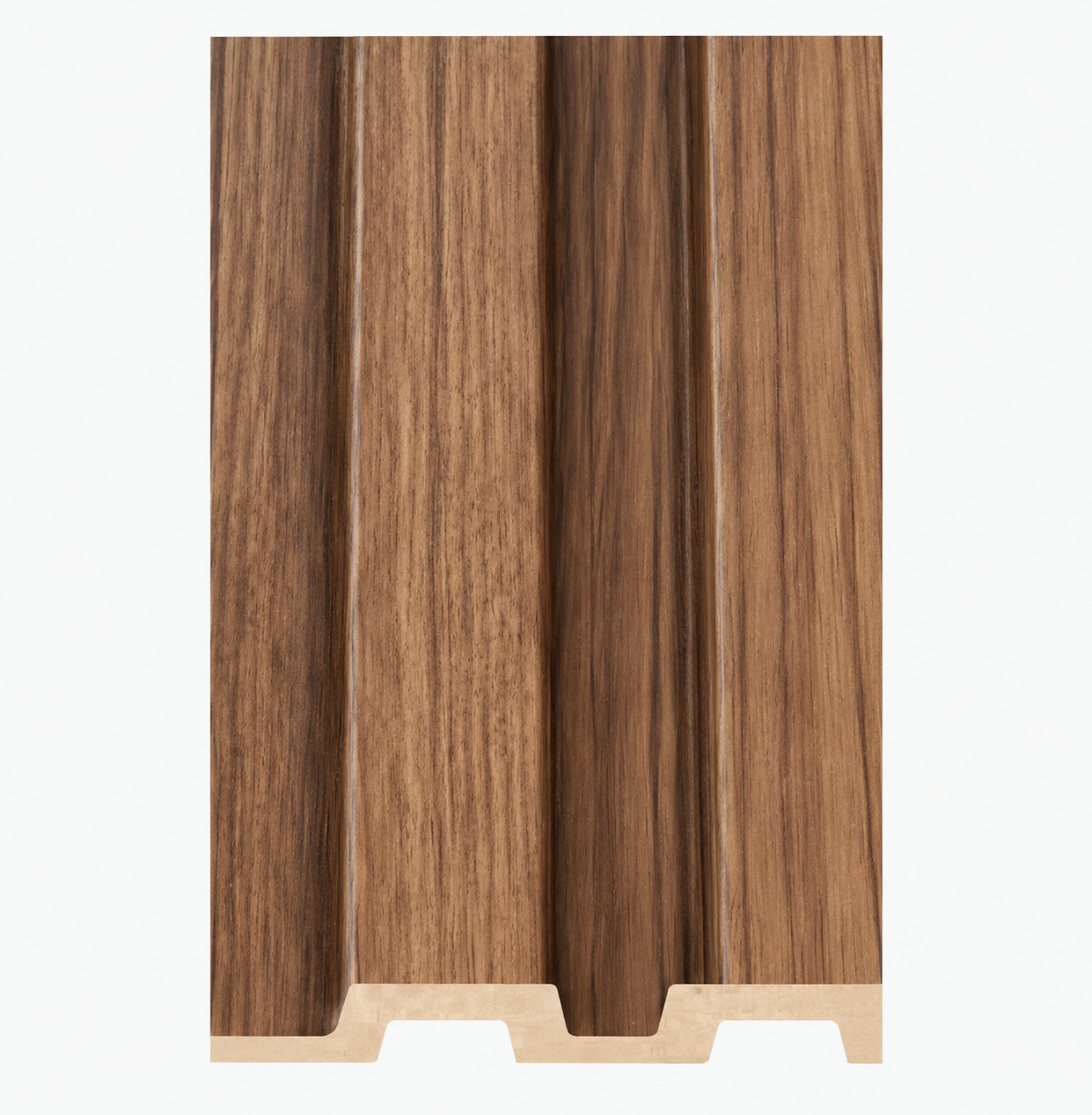 Lame PVC effet bois chêne foncé