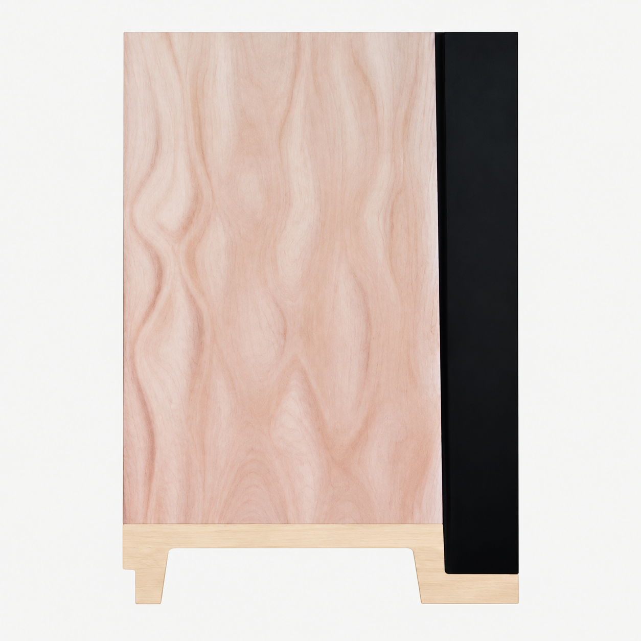 Lame PVC effet bois greige vague