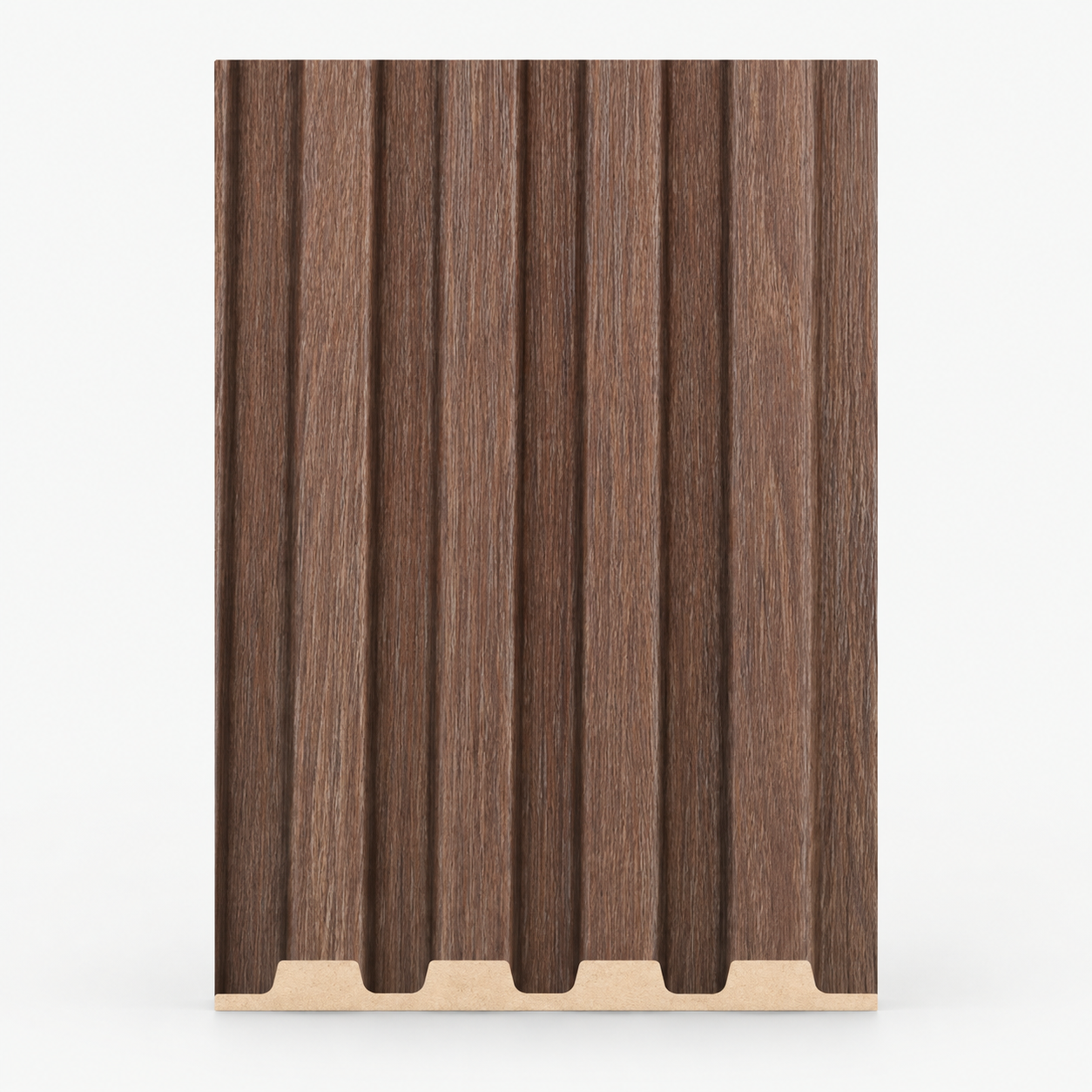 Dortdivan glossy brown wood-effect PVC strip 290 x 12 cm