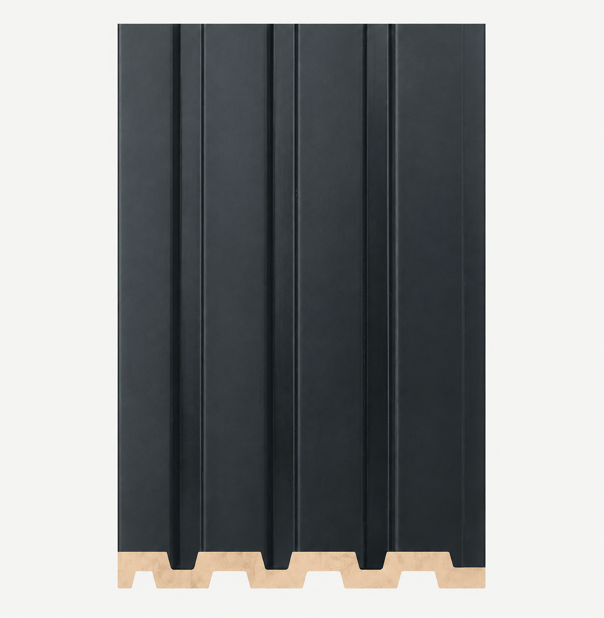 Lame PVC effet bois noir