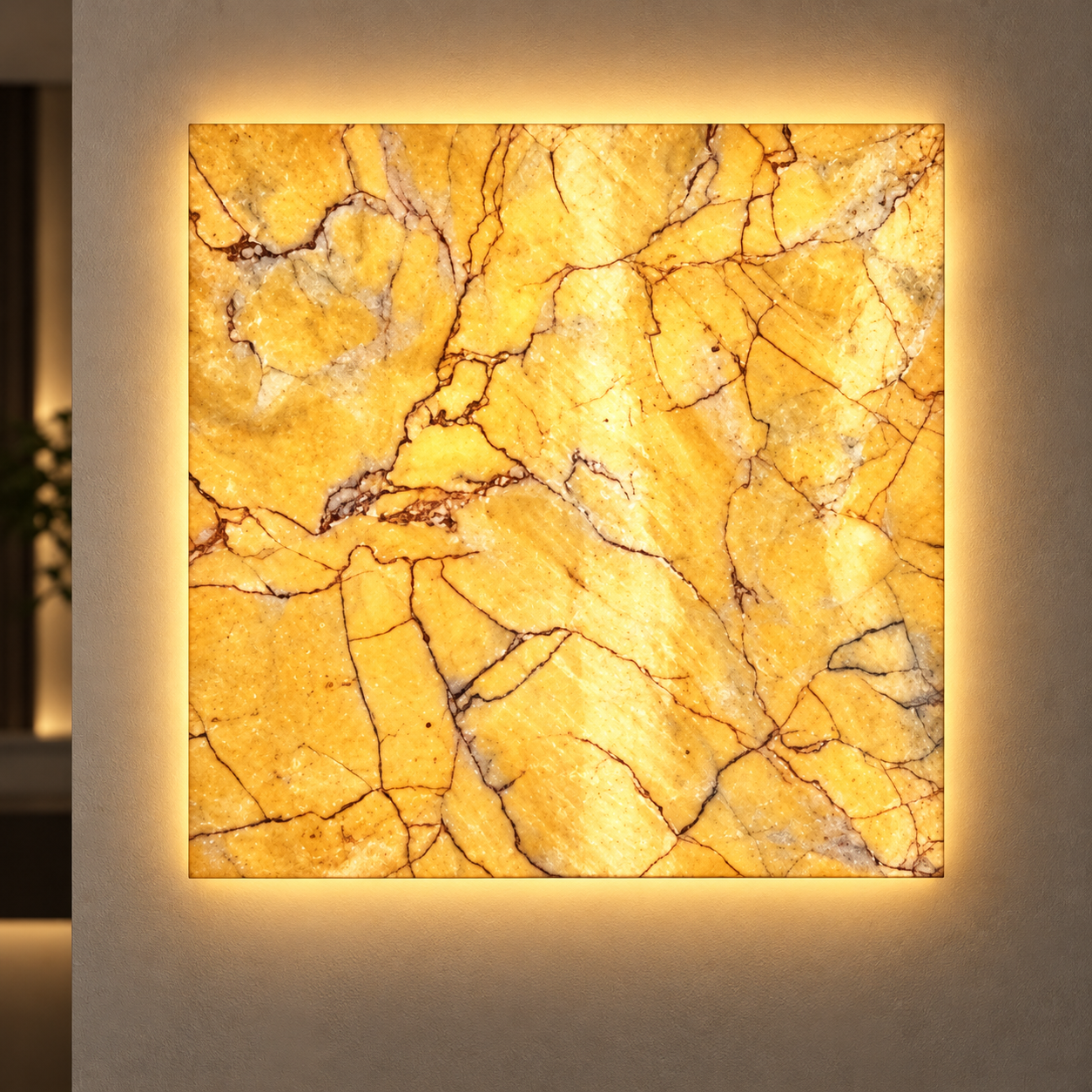 Amarello effet marbre translucide — 2